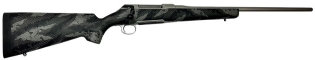 Picture of Sauer 100 6.5 Prc Caliber With 4+1 Capacity, 24" Barrel, Gray Cerakote Metal Finish & Black With Gray Sponge Pattern Accents Carbon Fiber Stock Right Hand (Full Size) 