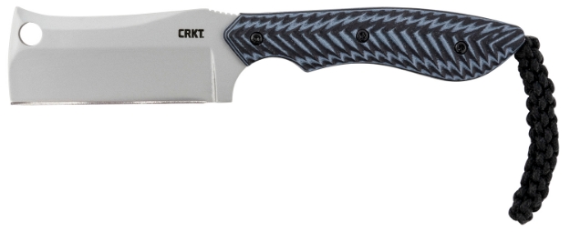 Picture of Crkt S.P.E.C. 2.44" Fixed Cleaver Plain Bead Blasted 8Cr13mov Ss Blade/Black Textured G10 Handle Includes Lanyard 