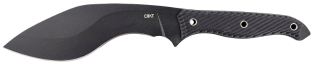 Picture of Crkt Clever Girl Kukri 7.75" Fixed Plain Black Powder Coated Sk-5 Steel Blade/Black G10 Handle Includes Belt Clip/Lanyard 