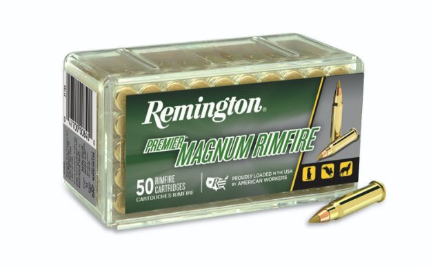 Picture of Remington Ammunition Premier Magnum Rimfire 17 Hmr 17 Gr Jacketed Hollow Point (Jhp) 50 Per Box/ 40 Cs 