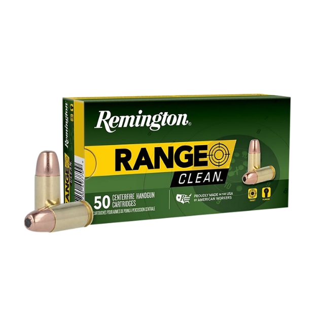 Picture of Remington Ammunition Range Target 9Mm Luger 115 Gr Flat Nose Enclosed Base (Fneb) 50 Per Box/ 10 Cs 