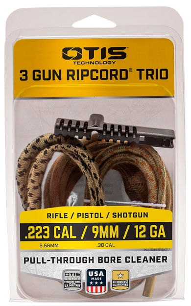 Picture of Otis Ripcord 3-Gun Trio 9Mm/223 Cal/12 Gauge Universal Firearm Nomex/Rubber 