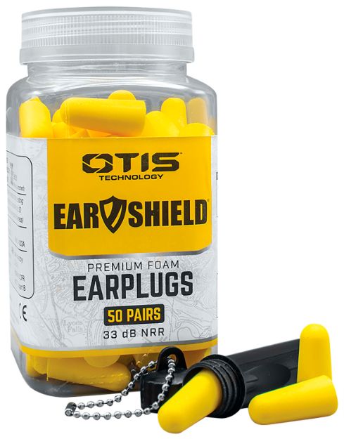 Picture of Otis Ear Shield Premium Earplugs Foam 33 Db In The Ear Yellow 50 Pair 