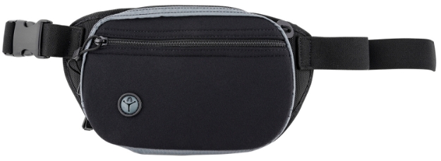 Picture of Galco Fastrax Pac Waistpack Size Compact Black/Gray Neoprene Fits Glock 32 Fits Kahr Cw Ambidextrous 