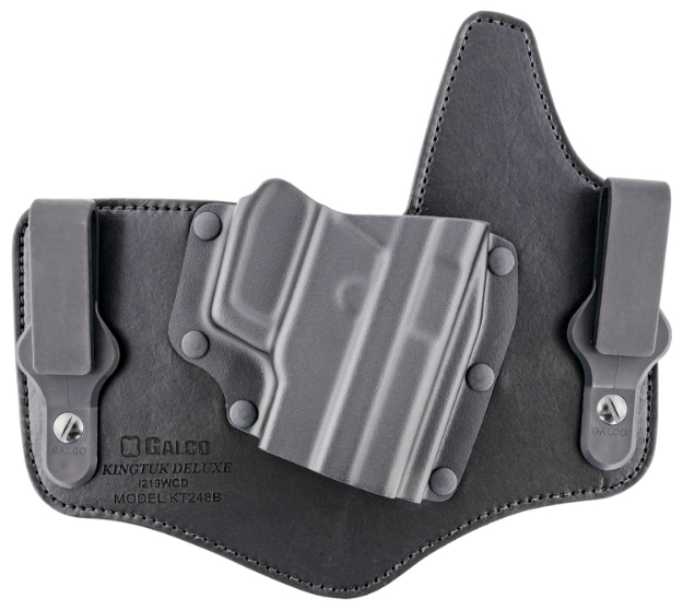 Picture of Galco Kingtuk Deluxe Iwb Black Kydex/Leather Uniclip Fits Sig P220 Fits Sig P226 Right Hand 