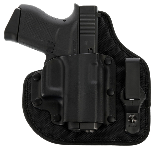 Picture of Galco Quicktuk Cloud Iwb Black Kydex/Nylon Uniclip Fits Glock 43 Fits Springfield Hellcat Fits S&W M&P Shield Ez Right Hand 