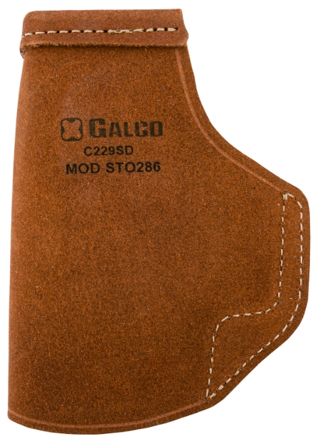 Picture of Galco Stow-N-Go Iwb Natural Leather Belt Clip Fits Glock 26 Gen3-5/27 Gen3-5/33 Right Hand 