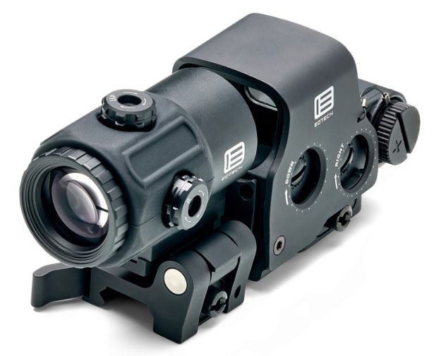 Picture of Eotech Holographic Hybrid Sight Vi Exps3-2 With A G43 Magnifier Night Vision Riflescope Black Anodized 3X 68 Moa Ring/2 Red Dots Reticle Features Switch-To-Side Mounting System 