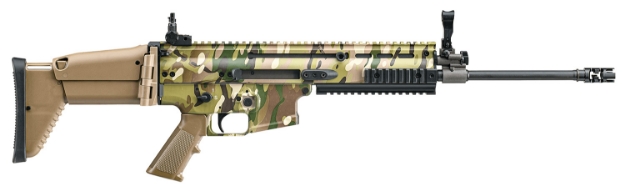 Picture of Fn Scar 16S Nrch 5.56X45mm Nato 16.25" Barrel 10+1, Multicam Receiver, Fde Telescoping Side-Folding Stock With Adjustable Cheekpiece, Optics Ready 