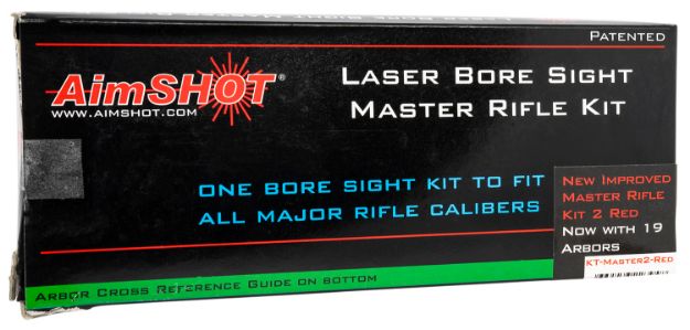 Picture of Aimshot Master Kit Multi-Caliber Bore Sight With Red 650Nm Laser, Uses L736 Button Cell Batteries & 2 Aaa Batteries For Battery Pack For Rifles (Batteries Not Included) 