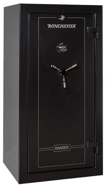 Picture of Winchester Safes Ranger 26 Electronic Entry Black Powder Coat 12 Gauge Steel Holds Up To 28 Long Guns Fireproof- Yes 