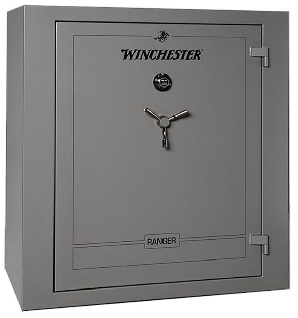 Picture of Winchester Safes Ranger 54 Electronic Entry Gunmetal Powder Coat 12 Gauge Steel Holds Up To 68 Long Guns Fireproof- Yes 