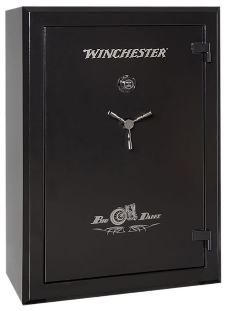 Picture of Winchester Safes Big Daddy Electronic Entry Black Powder Coat 12 Gauge Steel Holds Up To 42 Long Guns Fireproof- Yes 