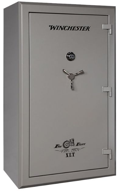 Picture of Winchester Safes Big Daddy Xlt Electronic Entry Gunmetal Powder Coat 12 Gauge Steel Holds Up To 56 Long Guns Fireproof- Yes 