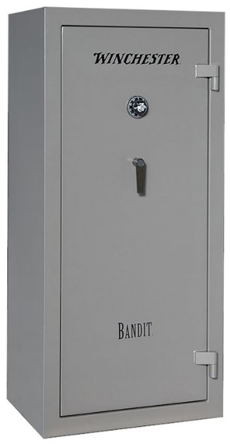 Picture of Winchester Safes Bandit 19 Combination Entry Gunmetal Powder Coat 14 Gauge Steel Holds Up To 24 Long Guns Fireproof- Yes 