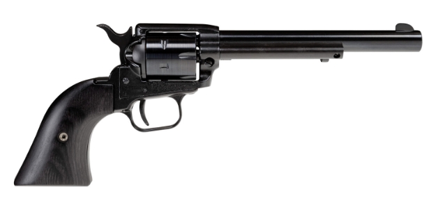 Picture of Heritage Mfg Rough Rider 22 Lr 6 Shot 6.50" Black Oxide Barrel, Cylinder & Frame, Black Laminate Wood Grips 