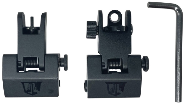 Picture of Bowden Tactical Iron Sights Black Anodized Flip-Up Style 