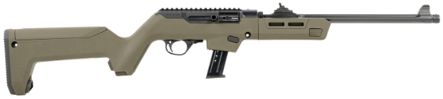 Picture of Ruger Pc Carbine Takedown 9Mm Luger 17+1 16.10" Threaded/Fluted Barrel, Type Iii Hard Coat Anodized Aluminum Alloy Receiver, Od Green Magpul Pc Backpacker Stock, Optics Ready 