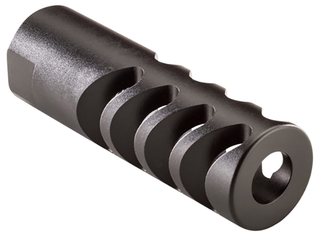 Picture of Alexander Arms Millennium Muzzle Brake Kit Black Steel With 49/64-20 Rh Tpi Threads 4" Oal 3.50" Diameter For 50 Beowulf 