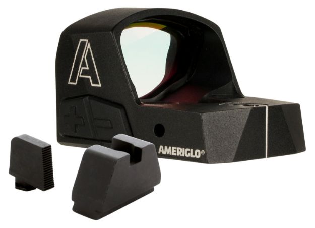 Picture of Ameriglo Haven Carry Ready Combo Matte Black 1X 3.5 Moa Illuminated Adjustable Red Led Dot Reticle Fits Glock Mos G1-5 Features Iron Sight Set 