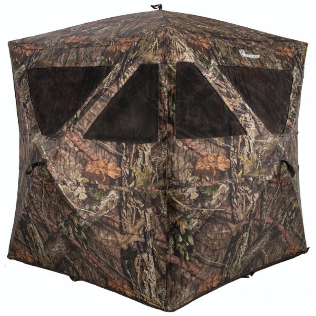 Picture of Ameristep Care Taker Magnum Ground Blind Hub-Style Mossy Oak Break-Up Country 300 Durashell Plus 66" High 59" Long 