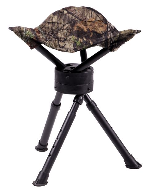 Picture of Ameristep Ams-Ameft1011 Tripod Stool 360 Degree Swivel Mossy Oak Break-Up Country Heavy Duty Fabric/Steel 