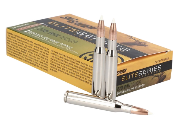 Picture of Sig Sauer Elite Hunting 270 Win 150 Gr 2860 Fps Nosler Accubond 20 Bx/10 Cs 