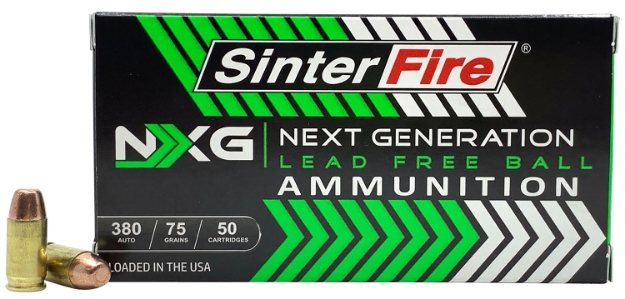 Picture of Sinterfire Inc Next Generation (Nxg) 380 Acp 75 Gr Lead Free Ball 50 Bx/20 Cs 