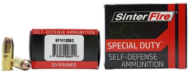 Picture of Sinterfire Inc Special Duty (Sd) 10Mm Auto 125 Gr Lead Free Frangible Hollow Point 20 Bx/10 Cs 