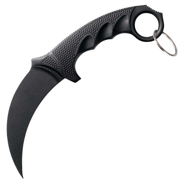 Picture of Cold Steel Fgx 4" Fixed Plain Karambit Black Griv-Ex Blade/Black Griv-Ex W/Overmold Kray-Ex Handle 