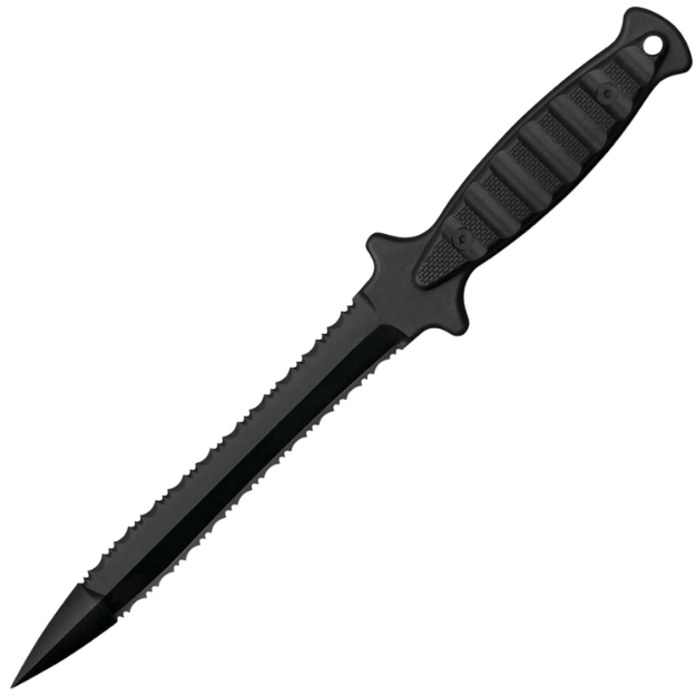 Picture of Cold Steel Cs-92Fma Fgx Wasp 7" Fixed Serrated Black Griv-Ex Blade & Handle 