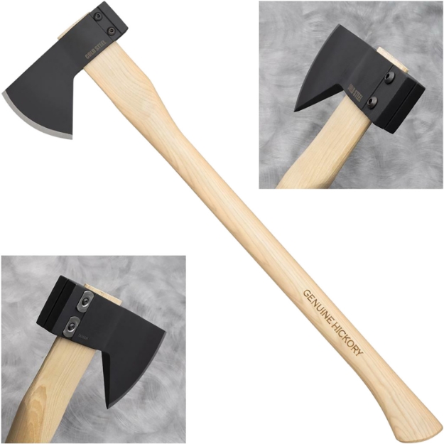 Picture of Cold Steel Hudson Bay Camp 3.25" Blade 1055 Carbon Steel Blade American Hickory Handle 12.75" Long Hatchet 