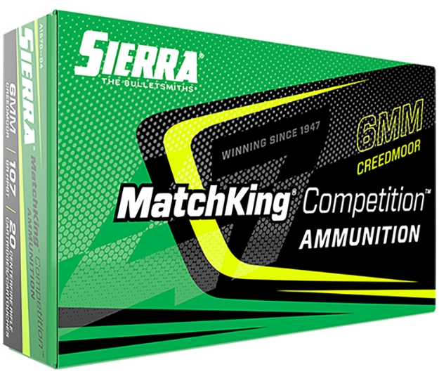 Picture of Sierra Matchking Competition 6Mm Creedmoor 107 Gr 3000 Fps Sierra Matchking Bthp (Smbthp) 20 Bx/10 Cs 