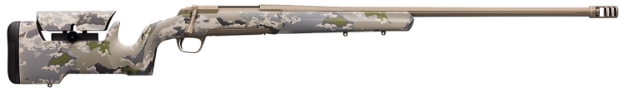 Picture of Browning X-Bolt Hells Canyon Max Long Range 300 Win Mag 3+1 26" Heavy Barrel, Recoil Hawg Muzzle Brake, Smoked Bronze Cerakote, Ovix Camo Max Adjustable Comb Stock, Suppressor & Optics Ready