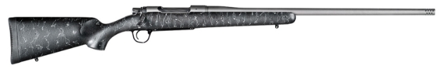 Picture of Christensen Arms Mesa 7Mm Rem Mag 3+1 24" Threaded Barrel, Tungsten Gray Cerakote, Black With Gray Webbing Stock 