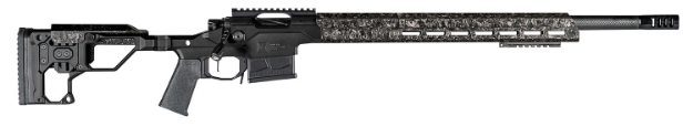 Picture of Christensen Arms Modern Precision 6Mm Creedmoor 24" Threaded Carbon Fiber Barrel 5+1, Black Nitride Finish, Black Anodized With Folding Stock, Polymer Grip 