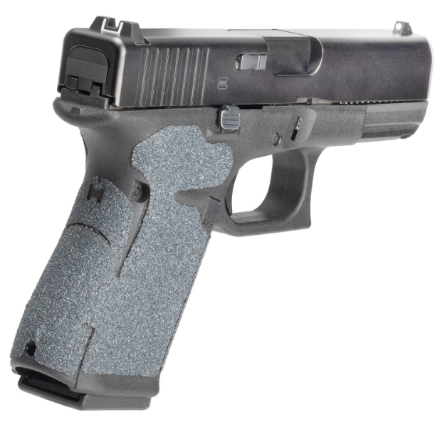 Picture of Hogue Wrapter Adhesive Grip Made Of Heavy Grit With Black Finish For Glock 19, 19 Mos & 44 Gen 5 (No Backstrap) 