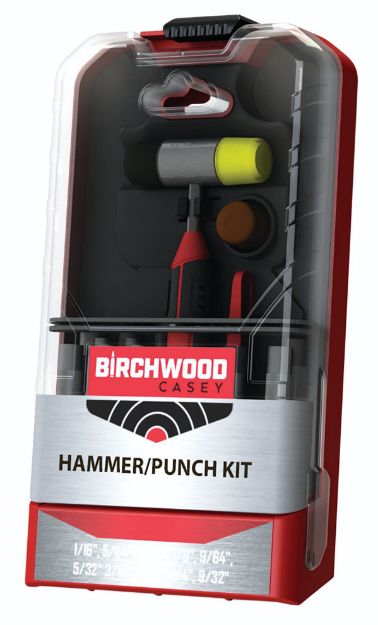 Picture of Birchwood Casey Hammer & Punch Kit Black/Red Ar Platform Firearm 19 Pieces 