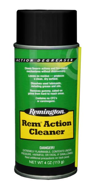 Picture of Remington Accessories Rem Action Cleaner Removes Dirt/Grease/Oil 4 Oz Aerosol 