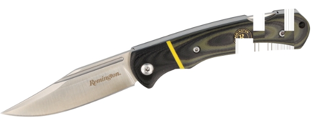 Picture of Remington Accessories Hunter Lock Back Folding Stainless Steel Blade Multi-Color G10 Handle 