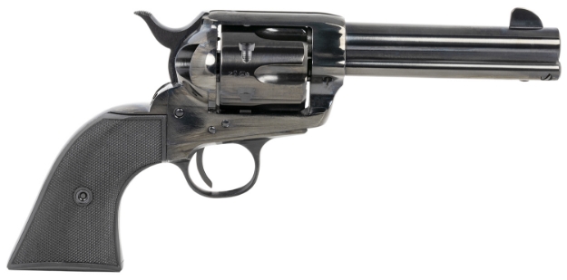 Picture of Taylors & Company 1873 Sao 45 Colt (Lc) Caliber With 4.75" Barrel, 6Rd Capacity Cylinder, Overall Blued Finish Steel & Black Checkered Grip 