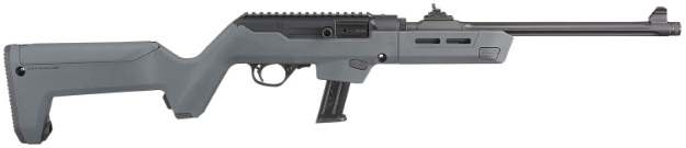 Picture of Ruger Pc Carbine 9Mm Luger 17+1 16.10" Threaded/Fluted Barrel, Type Iii Hard Coat Anodized Aluminum Alloy Receiver, Stealth Gray Magpul Pc Backpacker Stock, Optics Ready 