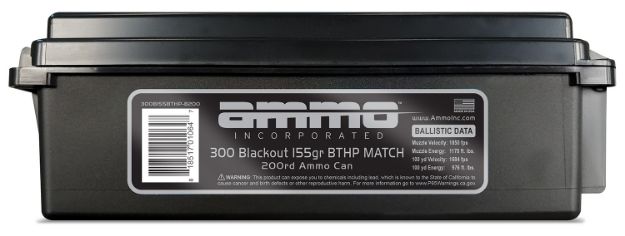 Picture of Ammo Inc Signature Personal Defense 300 Blackout 155 Gr Hollow Point Boat-Tail (Hpbt) 200 Per Box/ 6 Cs 