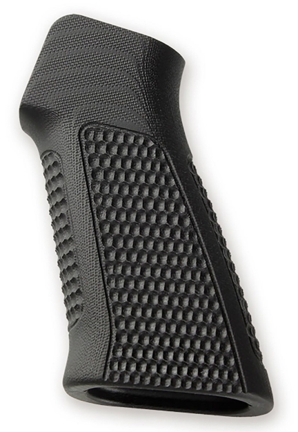 Picture of Hogue Piranha Ar Pistol Grip Made Of G10 With Black Checkered Finish For Ar-15, M16 