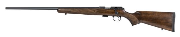 Picture of Cz-Usa Cz 457 American 22 Lr 5+1 24" Black Nitride Black Nitride Turkish Walnut Fixed American Style Stock Left Hand 