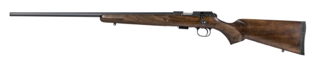 Picture of Cz-Usa Cz 457 Varmint 22 Lr 5+1 20.50" Black Nitride Heavy Barrel Black Nitride Turkish Walnut Fixed Varmint-Style Stock Left Hand 