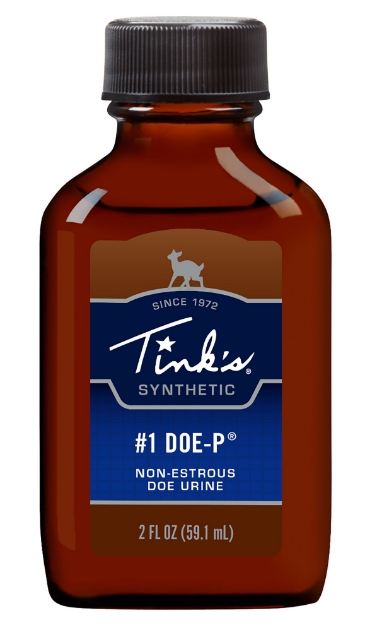 Picture of Tinks #1 Doe-P Synthetic Deer Attractant Doe Urine Scent Glass 2 Oz Bottle 