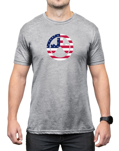 Picture of Magpul Independence Icon Athletic Gray Heather Cotton/Polyester Short Sleeve Small 