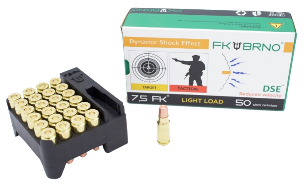 Picture of Fk Brno Us F5 Defense 7.5 Fk 95 Gr Copper Hollow Point (Chp) 50 Per Box/ 12 Cs 