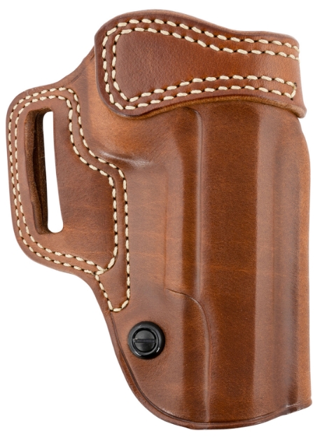 Picture of Galco Avenger Owb Tan Leather Belt Slide Fits 1911 5" W/Wo Red Dot Right Hand 